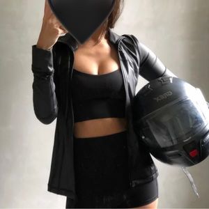 Lululemon Define Jacket Shine Matte Black